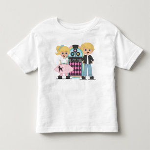 Kinderblonder Socken-HopfenT - Shirt