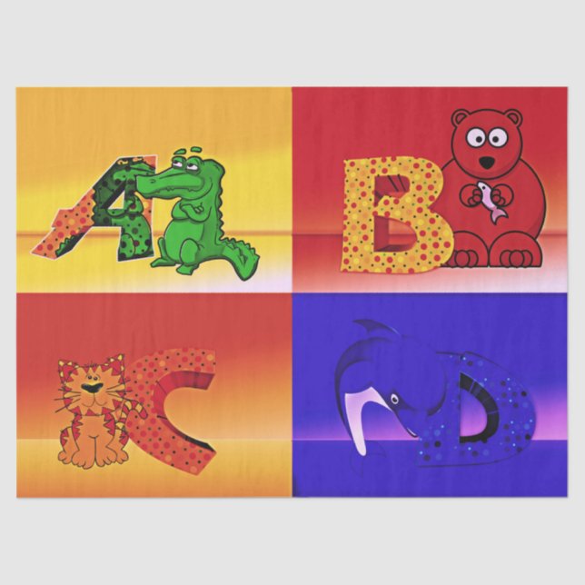 Kinderbriefpapier Seidenpapier (Vorderseite)