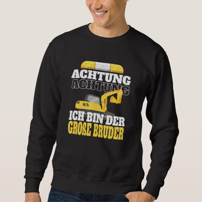 Kinderbruder Digger Builder Big Boy Small Cr Sweatshirt (Vorderseite)