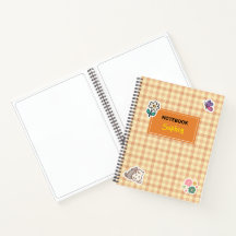 Kinderbuch mit Sticker und Gingham Kariert