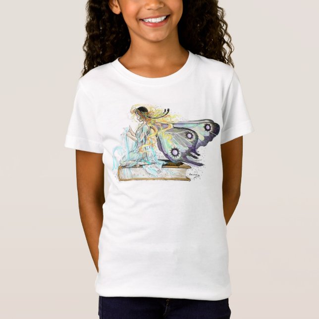 Kinderbuch Vintage Kunst T-Shirt (Vorderseite)