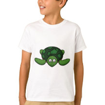 KinderCartoon-Schildkröte-T - Shirt