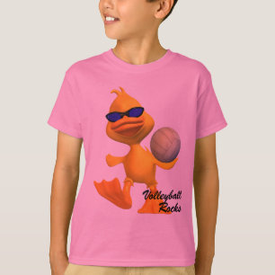 Kindercooler Volleyball schaukelt T - Shirt
