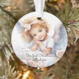 Kinderdenkmal Erste Weihnachten ohne Sie Ornament