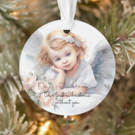 Kinderdenkmal Erste Weihnachten ohne Sie Ornament