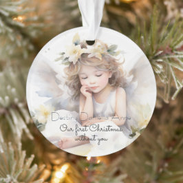 Kinderdenkmal Erste Weihnachten ohne Sie Ornament