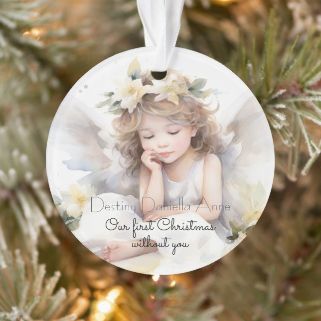 Kinderdenkmal Erste Weihnachten ohne Sie Ornament (Baum)