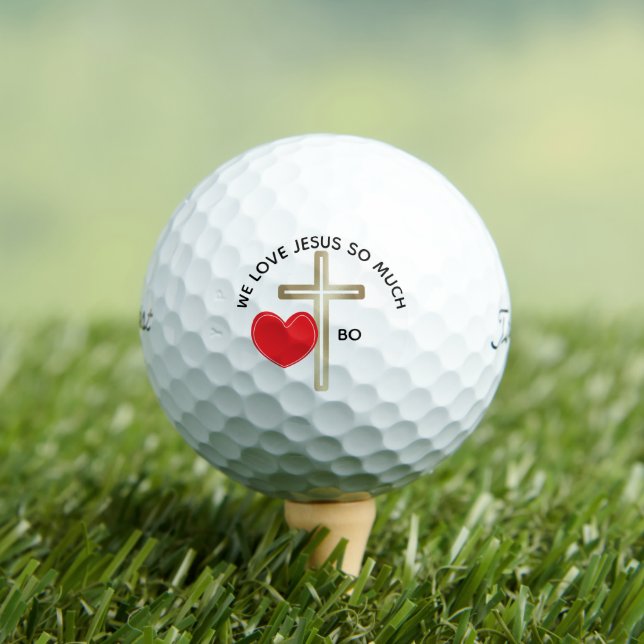 Kinderdesign Personalisiert Jesus Golfball (Insitu T-Shirt)