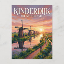 Kinderdijk-Radrunde Niederlande