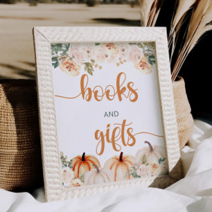 Kinderduschbücher und Geschenke Unterschrift Poster