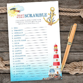 Kinderdusche Baby Word Scramble Game