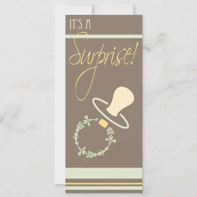 Kinderdusche Einladung (Vorderseite)