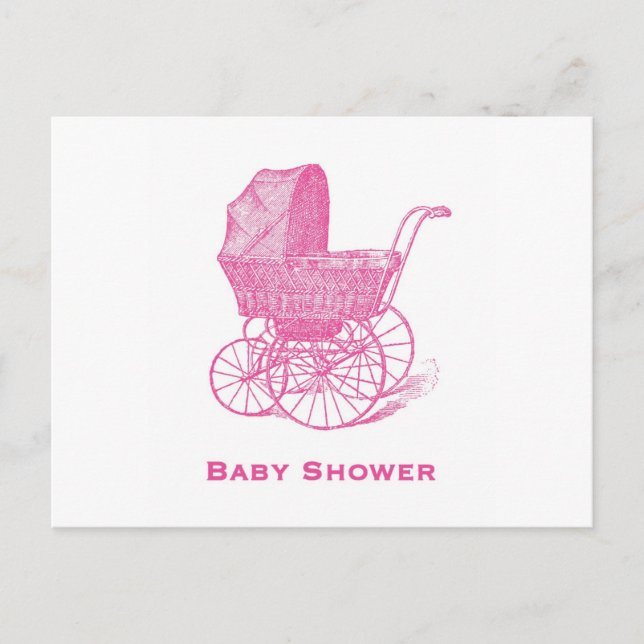 Kinderdusche Einladung Postkarte (Vorderseite)