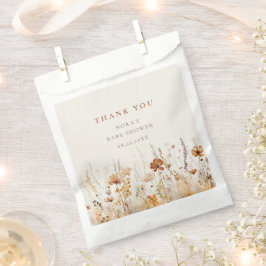 Kinderdusche für die Wildblume im Herbst Geschenktütchen