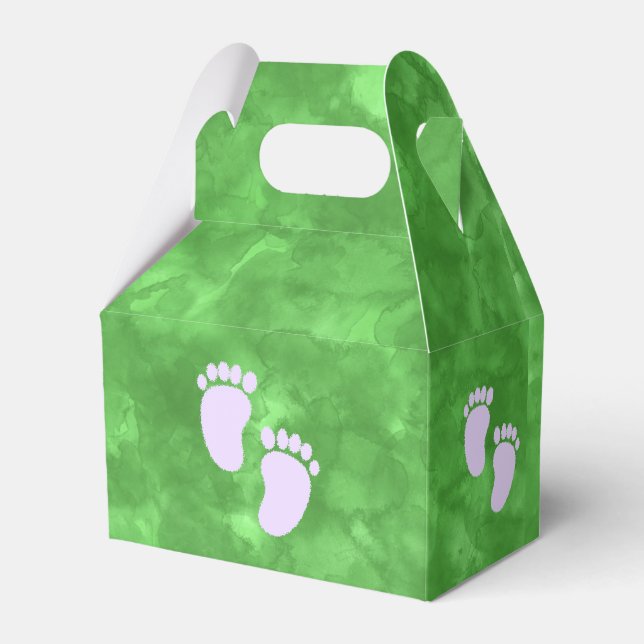 Kinderdusche für Grüne Wasserfarbe Geschenkschachtel (Vorderseite)