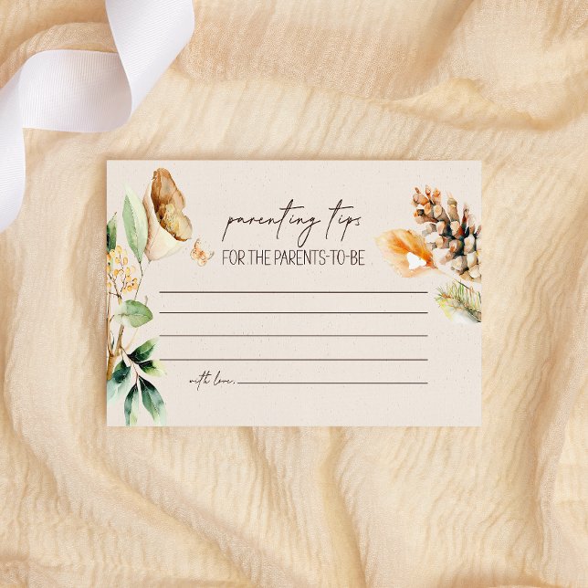 Kinderdusche für Waldtiere Tipps für die Eltern Mitteilungskarte (Von Creator hochgeladen)