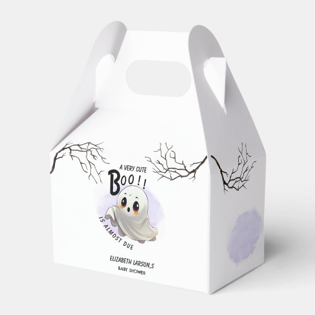 Kinderdusche Halloween Thema Niedliches Party Geschenkschachtel (Vorderseite)