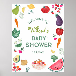 Kinderdusche im lokalen Anbau - Begrüßungszeichen Poster