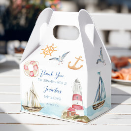 Kinderdusche zum Segeln auf dem Meer Geschenkschachtel