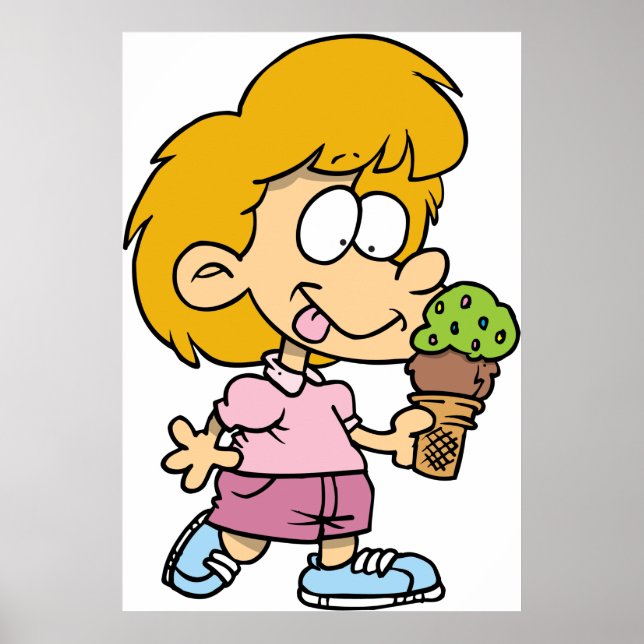 Kindereiscreme Poster (Vorne)