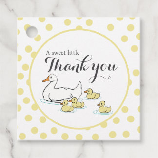 Kinderente und Ducklings Kinderdusche - Begrüßungs Geschenkanhänger