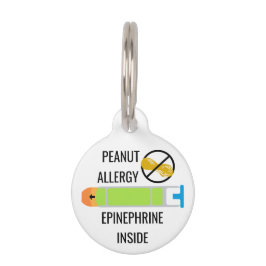 Kindererdnuss-Allergie-Adrenalin innerhalb des Tiernamensmarke