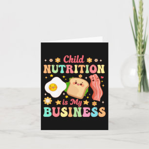 Kinderernährung ist das Geschäft der Cafeteria-Lun Karte