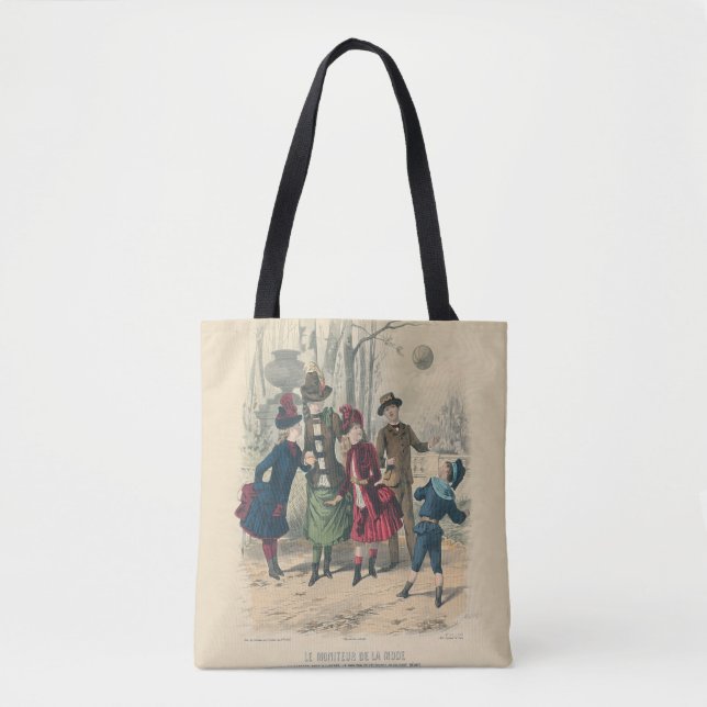 Kinderfamilie Antikes Viktorianisches Kind Tasche (Vorderseite)