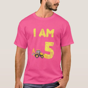 Kinderfamilienbau LKW-Bagger Geburtstag T-Shirt