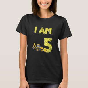 Kinderfamilienbau LKW-Bagger Geburtstag T-Shirt