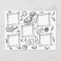 Kinderfarbe Feinschmecker Frühstückspass Zeichnend