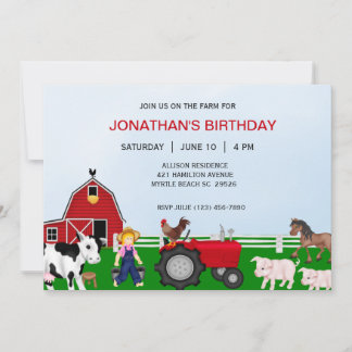 Kinderfarm Einladung zum Geburtstag