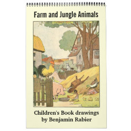 Kinderfarm und Jungtierbild Kalender