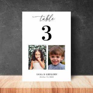 Kinderfotos Fotos Tabelle 3 12x18 Hochzeit Einladung