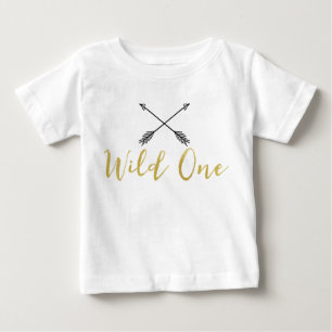 Kinderfreizügige Imitate Gold Foil Shirt