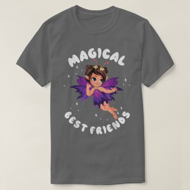 KinderFür Mädchen Frauen Kinder Kinder beste Freun T-Shirt (Design vorne)