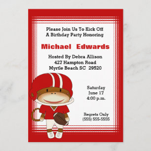 Kinderfußball Einladungen zum Geburtstag