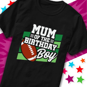 Kinderfußball Party Mama des Geburtstagskinder T-Shirt