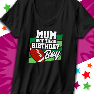 Kinderfußball Party Mama des Geburtstagskinder T-Shirt
