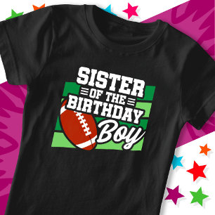 Kinderfußball-Party Schwester des Geburtstags T-Shirt