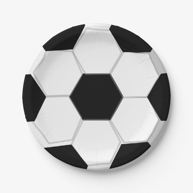 Kinderfußball-Themenparty Fußball Groß Pappteller (Vorderseite)