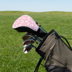 Kinderfußspuren, Babyfuß, Fußspuren, rosa Girl Golf Headcover