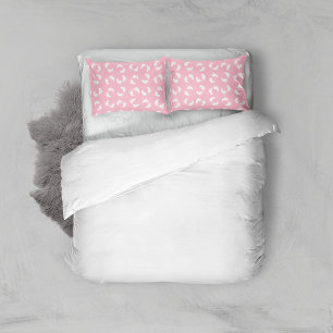 Kinderfußspuren, Babyfuß, Fußspuren, rosa Girl Kissenbezug