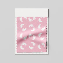 Kinderfußspuren, Babyfuß, Fußspuren, rosa Girl