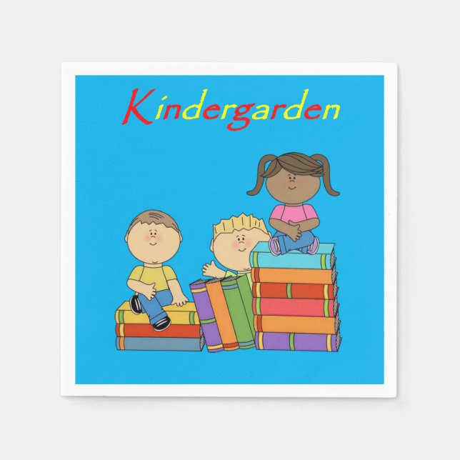 Kindergarden Paper Napkins Serviette (Vorderseite)