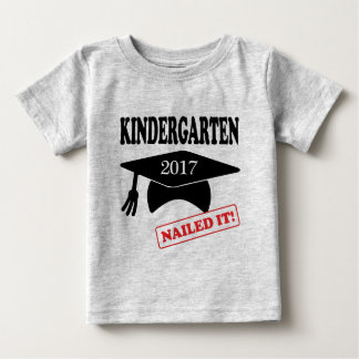 Kindergarten 2017 nagelte es baby t-shirt