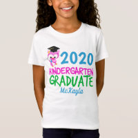 Kindergarten 2020 Niedlich Pink Owl - Abschluss