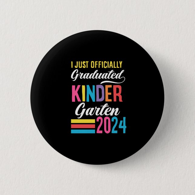 Kindergarten Abschluss 1. Klasse 2024 Button (Vorderseite)