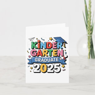 Kindergarten Abschluss 2025 Graduate Kids Boys Gi Karte