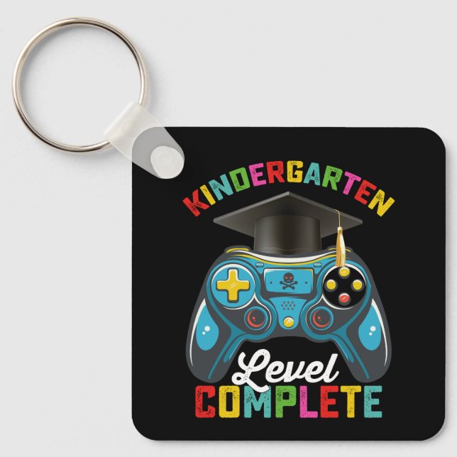 Kindergarten - Abschluss-Gaming Schlüsselanhänger (Vorderseite)